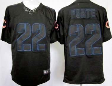 Nike Chicago Bears #22 Matt Forte Black Impact Limited Jersey