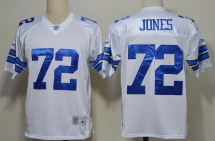 Dallas Cowboys #72 Ed Jones White Legend Jersey