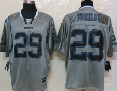 Nike Dallas Cowboys #29 DeMarco Murray Lights Out Gray Elite Jersey