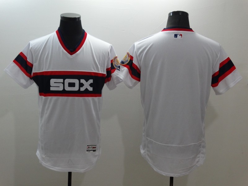 Men's Chicago White Sox Blank Flexbase Cooperstown Collection Player Jersey