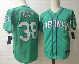 Men's Seattle Mariners #38 Robbie Ray Green Stitched MLB Flex Base Nike Jersey