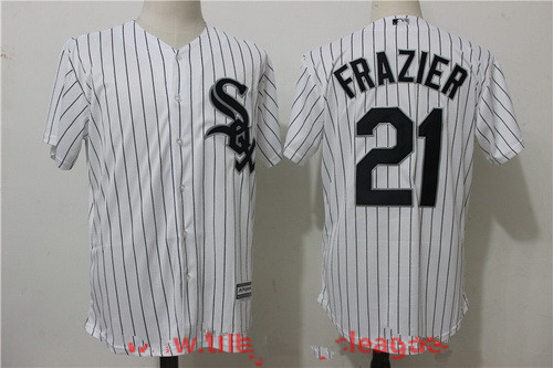 Men's Chicago White Sox #21 Todd Frazier White Home Stitched MLB Majestic Cool Base Jersey