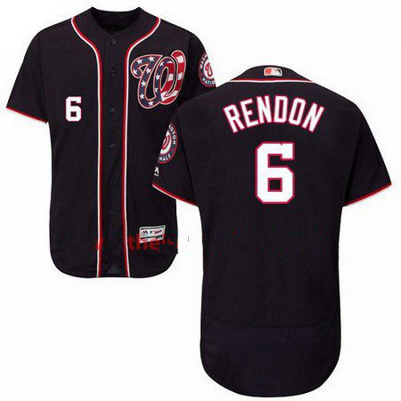 Men's Majestic Washington Nationals #6 Anthony Rendon Navy Blue Flexbase Authentic Collection MLB Jersey