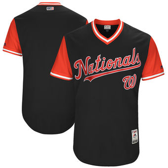 Men's Washington Nationals Majestic Navy 2017 Players Weekend Authentic Team Jersey