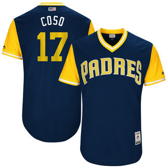 Men's San Diego Padres Allen Cordoba Majestic Navy 2017 Players Weekend Authentic Jersey