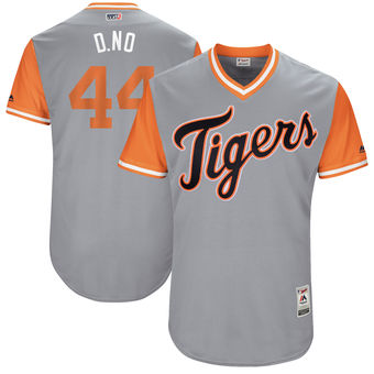 Men's Detroit Tigers Daniel Norris D. No Majestic Gray 2017 Players Weekend Authentic Jersey