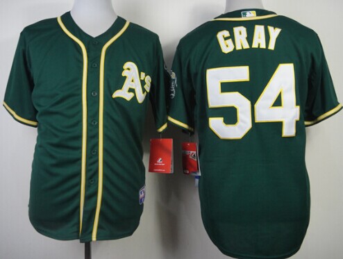 Oakland Athletics #54 Sonny Gray 2014 Dark Green Jersey