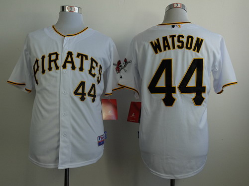 Pittsburgh Pirates #44 Tony Watson White Jersey