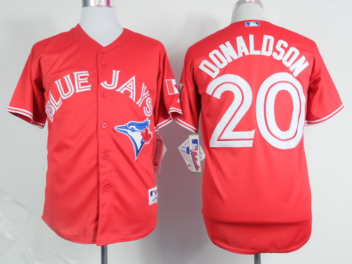 Toronto Blue Jays #20 Josh Donaldson Red Jersey