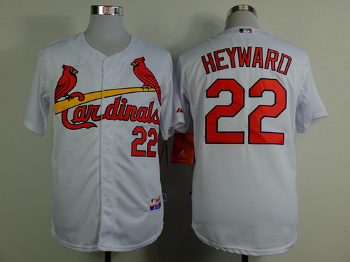 St. Louis Cardinals #22 Jason Heyward White Jersey