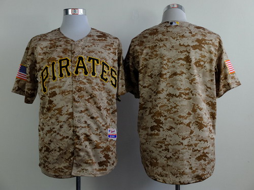 Pittsburgh Pirates Blank 2014 Camo Jersey