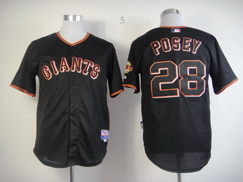 San Fransico Giants #18 Matt Cain Black Fashion Jersey