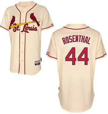 St. Louis Cardinals #44 Trevor Rosenthal Cream Jersey