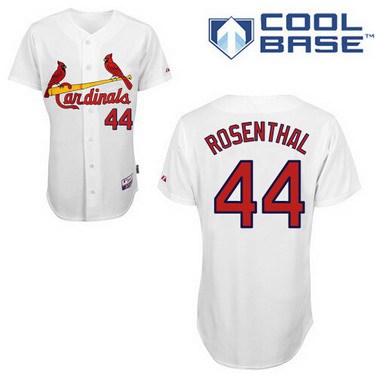 St. Louis Cardinals #44 Trevor Rosenthal White Jersey