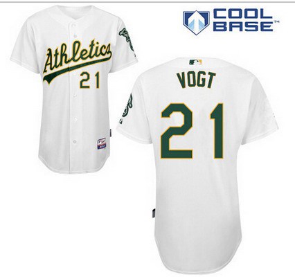 Men's Oakland Athletics #21 Stephen White Jersey