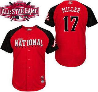 National League Atlanta Braves #17 Shelby Miller Red 2015 All-Star Game Player Jersey