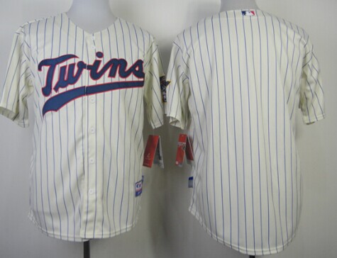 Minnesota Twins Blank Cream Jersey