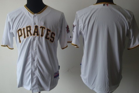 Pittsburgh Pirates Blank White Jersey