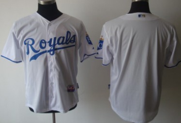 Kansas City Royals Blank White Jersey