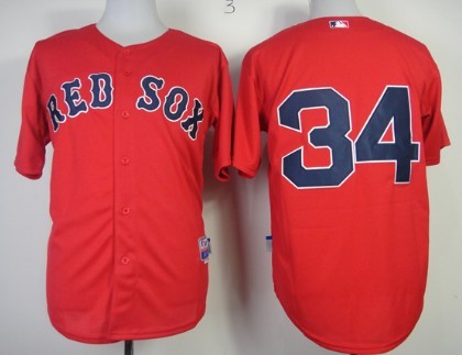 Boston Red Sox #34 David Ortiz Red Jersey