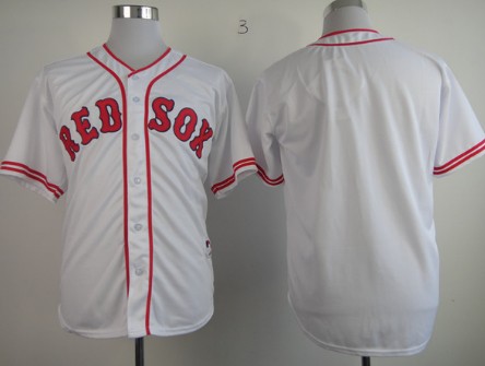 Boston Red Sox Blank 1936 White Jersey