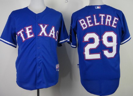 Texas Rangers #29 Adrian Beltre 2014 Blue Jersey