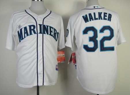 Seattle Mariners #32 Taijuan Walker White Jersey